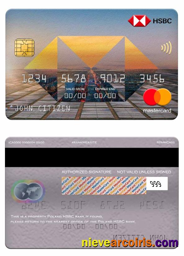 Poland HSBC bank mastercard